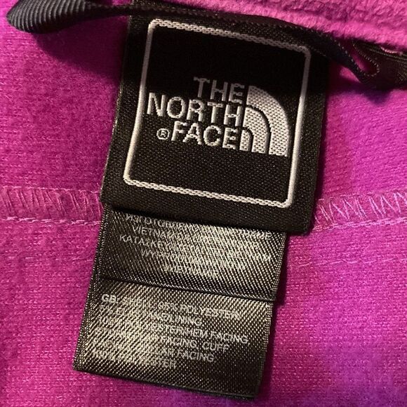 THE North Face Full Zip Soft Shell Jacket Wind Resistant Magenta Size Small - Picture 2 of 9